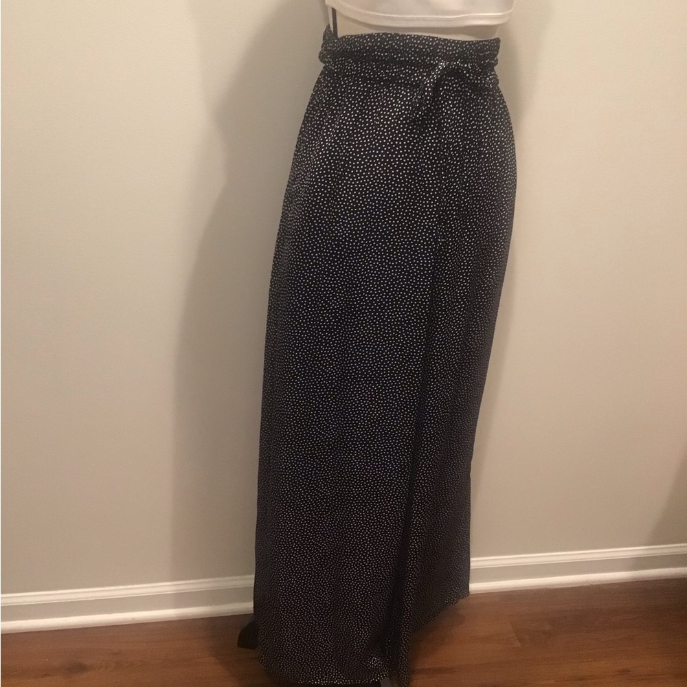 Zara wide leg micro polka dot palazzo - Picture 9 of 12